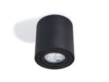 Cubo LED movable surface-mounted round halogen luminaire - Black mat