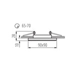 Kanlux MORTA MORTA CT-DSL50-SR