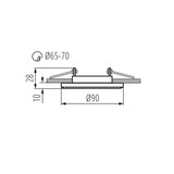 Kanlux MORTA MORTA CT-DSO50-B