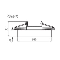Kanlux MORTA B MORTA B CT-DSO50-B