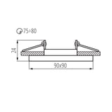 Kanlux MORTA DT MORTA CT-DTL50-B