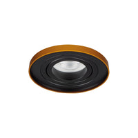 Kanlux TINY BORD DTO B/G spotlight ring round black gold