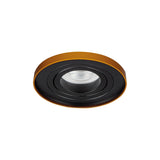Kanlux TINY BORD DTO B/G spotlight ring round black gold