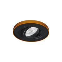 Kanlux TINY BORD DTO B/G spotlight ring round black gold