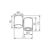 BLURRO GU10 CO-W - Kanlux