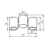 BLURRO 2xGU10 CO-B - Kanlux